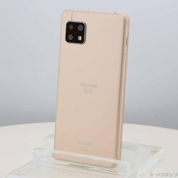 〔中古〕SHARP(シャープ) AQUOS sense5G 64GB ライトカッパー SH-53A docomoロック解除SIMフリー〔262-ud〕 | 