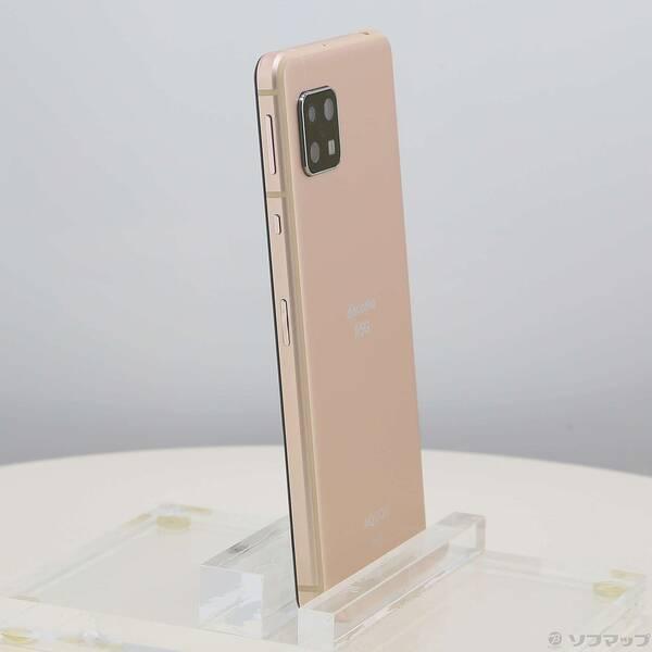 〔中古〕SHARP(シャープ) AQUOS sense5G 64GB ライトカッパー SH-53A docomoロック解除SIMフリー〔262-ud〕 |  | 03