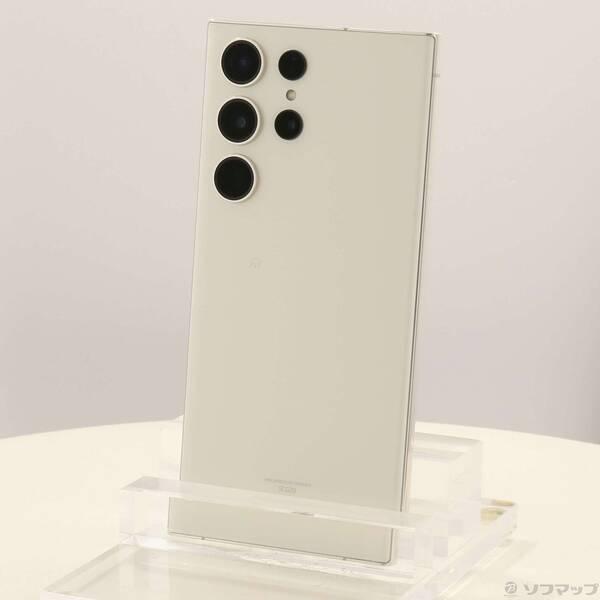 〔中古〕SAMSUNG(サムスン) Galaxy S23 Ultra 256GB クリーム SCG20 au SIMフリー〔344-ud〕 | 