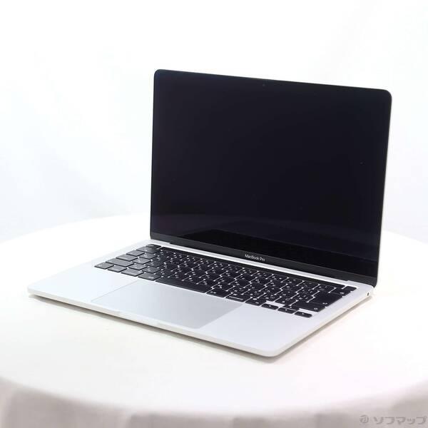 〔中古〕Apple(アップル) MacBook Pro 13.3-inch Late-2020 MYDA2J／A Apple M1 8コアCPU_8コアGPU 8GB SSD256GB シルバー 〔26.3 Tahoe〕〔262-ud〕 | 