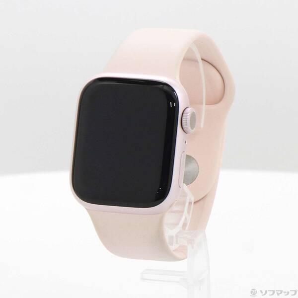〔中古〕Apple(アップル) Apple Watch Series 9 GPS 41mm ピンクアルミニウムケース ライトピンクスポーツバンド〔305-ud〕 | 