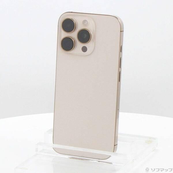 〔中古〕Apple(アップル) iPhone16 Pro 128GB デザートチタニウム MYMX3J／A SIMフリー〔262-ud〕 | 