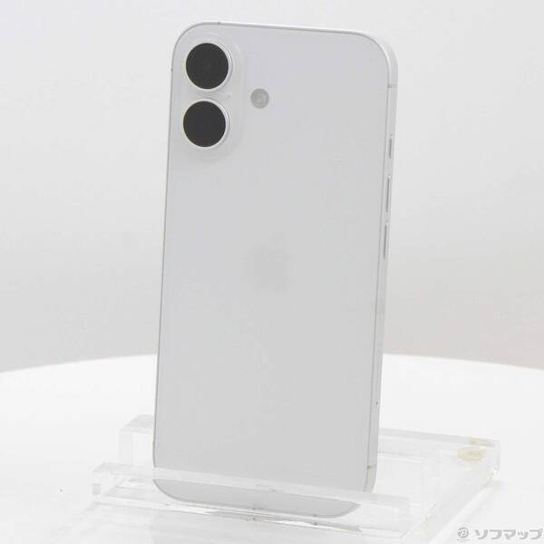〔中古〕Apple(アップル) iPhone16 128GB ホワイト MYDR3J／A SIMフリー〔305-ud〕 | 