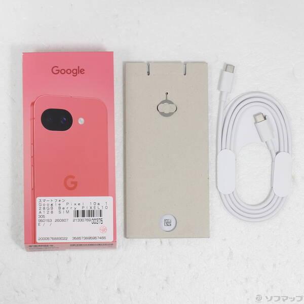 〔中古〕GOOGLE(グーグル) Google Pixel 10a 128GB Berry PIXEL10A128 SIMフリー〔305-ud〕 |  | 04