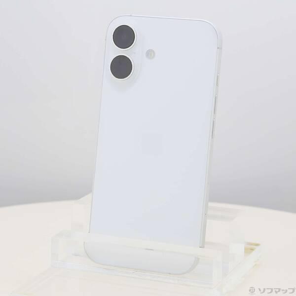 〔中古〕Apple(アップル) iPhone16 128GB ホワイト MYDR3J／A SIMフリー〔349-ud〕 | 