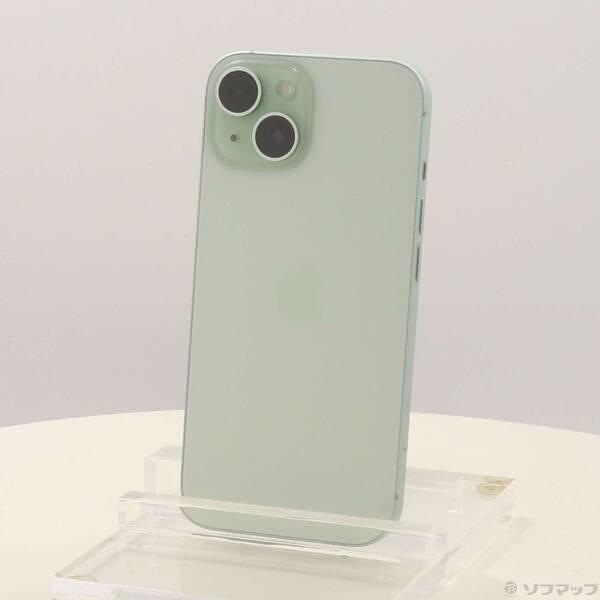 〔中古〕Apple(アップル) iPhone15 256GB グリーン MTMT3J／A SIMフリー〔371-ud〕 | 