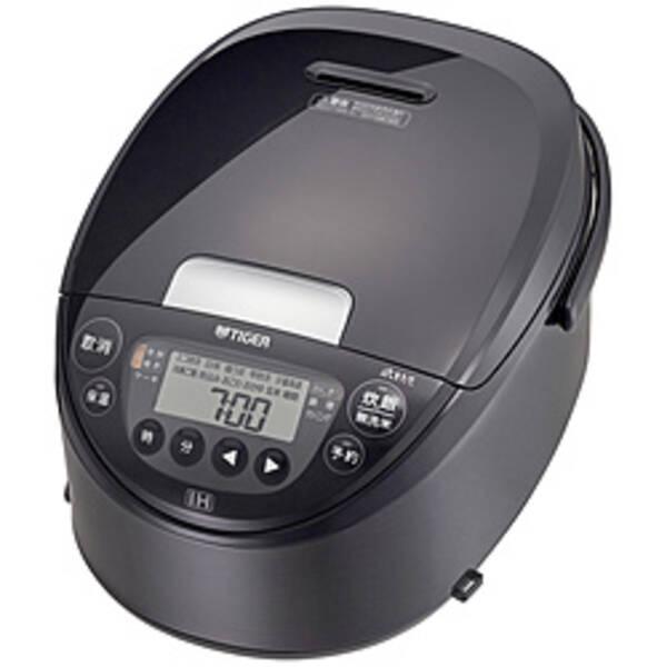 〔中古〕TIGER(タイガー) 〔展示品〕 IHジャー炊飯器 炊きたて モーブブラック JPW-M100KV ［5.5合 ／IH］〔198-ud〕 | 