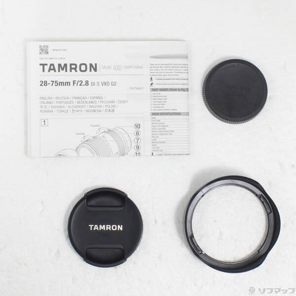 〔中古〕TAMRON(タムロン) 28-75mm F／2.8 Di III VXD G2 (Model-A063)〔262-ud〕 |  | 04