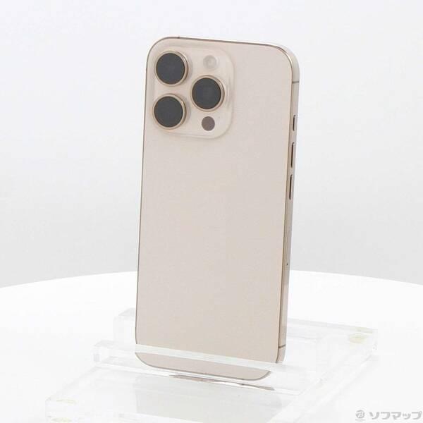 〔中古〕Apple(アップル) iPhone16 Pro 256GB デザートチタニウム MYN23J／A SIMフリー〔262-ud〕 | 