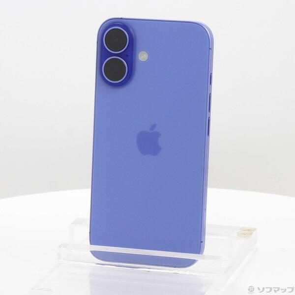 〔中古〕Apple(アップル) iPhone16 256GB ウルトラマリン MYE03J／A SIMフリー〔262-ud〕 | 