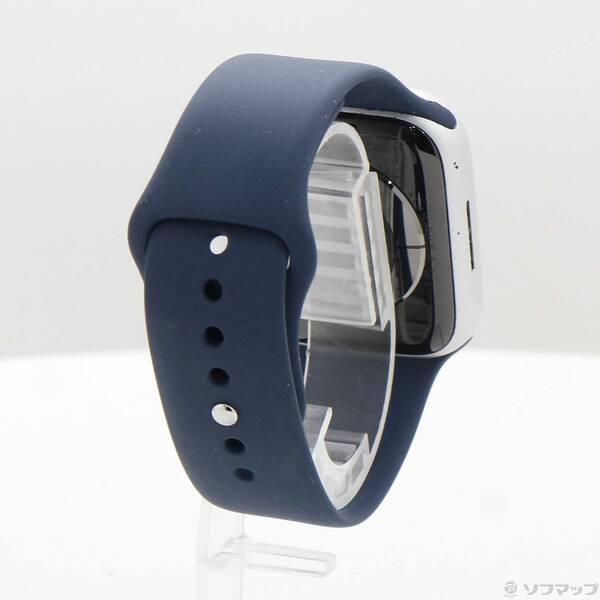 〔中古〕Apple(アップル) Apple Watch Series 9 GPS 45mm シルバーアルミニウムケース ストームブルースポーツバンド〔305-ud〕 |  | 02
