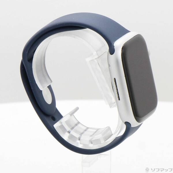 〔中古〕Apple(アップル) Apple Watch Series 9 GPS 45mm シルバーアルミニウムケース ストームブルースポーツバンド〔305-ud〕 |  | 03