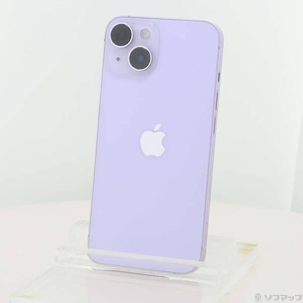 〔中古〕Apple(アップル) iPhone14 128GB パープル MPUY3J／A SIMフリー〔305-ud〕 | 