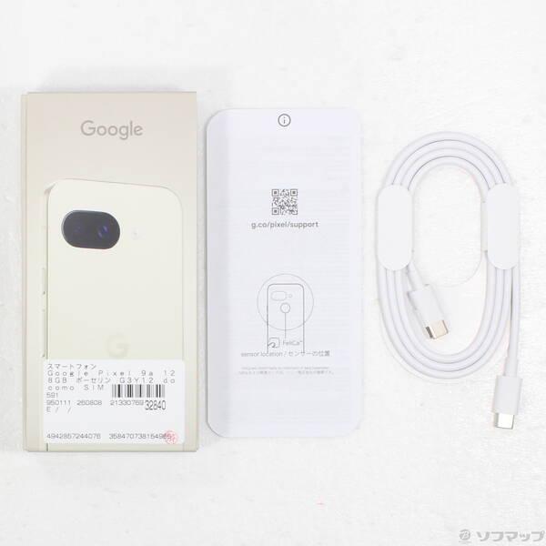 〔中古〕GOOGLE(グーグル) Google Pixel 9a 128GB ポーセリン G3Y12 docomo SIMフリー〔297-ud〕 |  | 04
