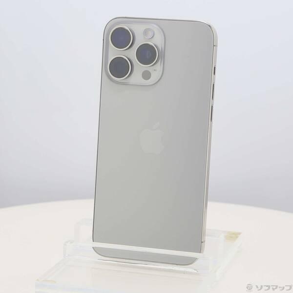 〔中古〕Apple(アップル) iPhone15 Pro Max 256GB ナチュラルチタニウム MU6R3J／A SIMフリー〔377-ud〕 | 