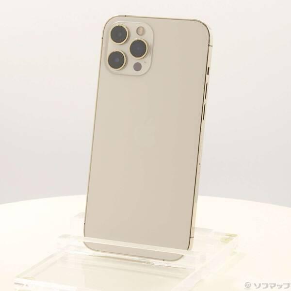 〔中古〕SoftBank iPhone12 Pro Max 256GB ゴールド MGD13J／A SoftBank〔305-ud〕 | 