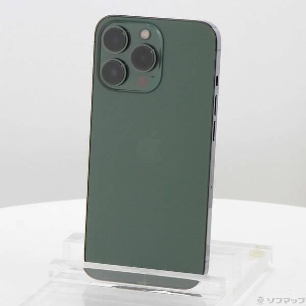 〔中古〕Apple(アップル) iPhone13 Pro 512GB アルパイングリーン MNE03J／A SIMフリー〔305-ud〕 | 