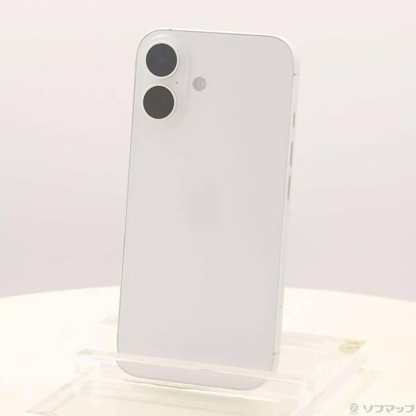〔中古〕Apple(アップル) iPhone16 256GB ホワイト MYDX3J／A SIMフリー〔305-ud〕 | 