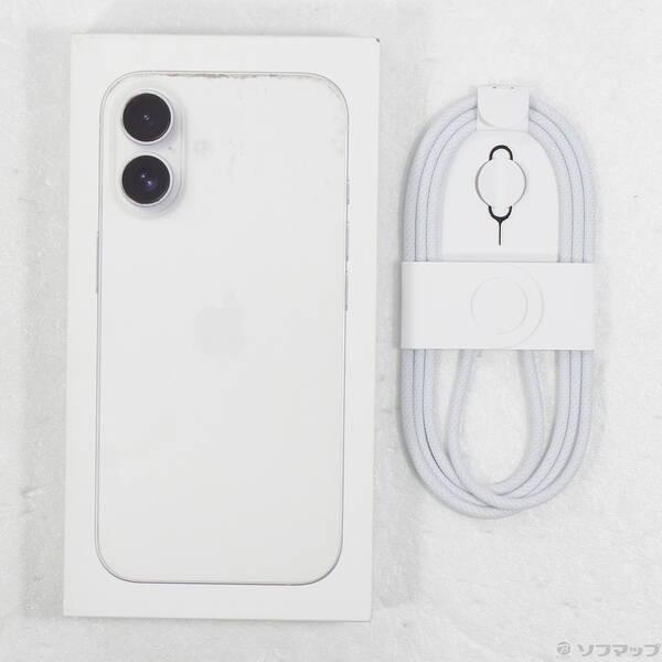 〔中古〕Apple(アップル) iPhone16 256GB ホワイト MYDX3J／A SIMフリー〔305-ud〕 |  | 04
