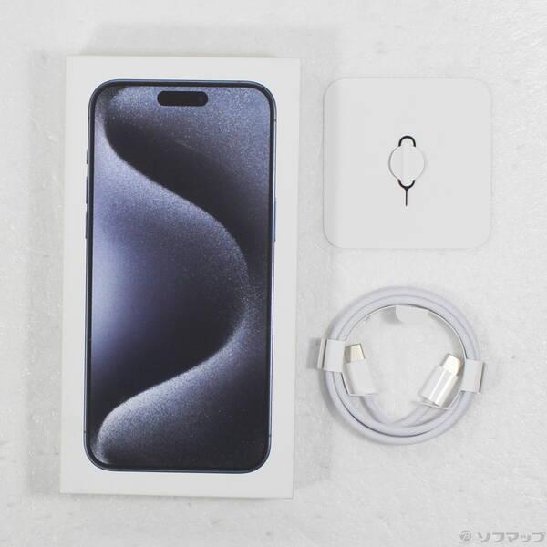 〔中古〕Apple(アップル) iPhone15 Pro Max 256GB ブルーチタニウム MU6T3J／A SIMフリー〔305-ud〕 |  | 04