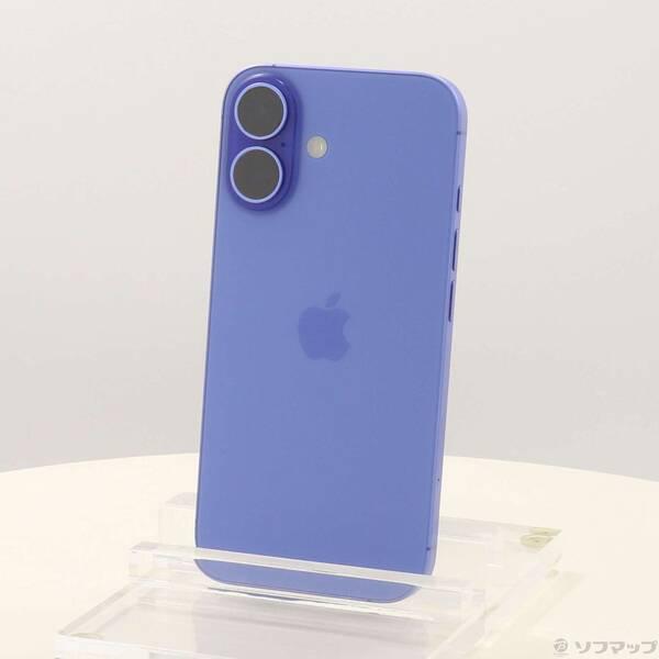 〔中古〕Apple(アップル) iPhone16 128GB ウルトラマリン MYDU3J／A SIMフリー〔198-ud〕 | 
