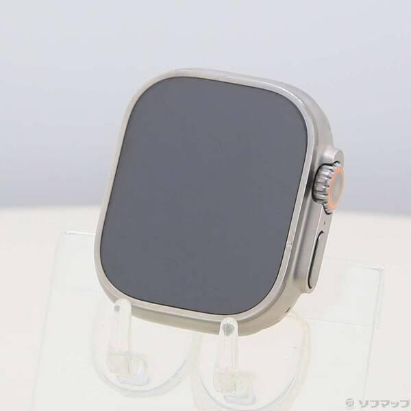 〔中古〕Apple(アップル) Apple Watch Ultra GPS + Cellular 49mm チタニウムケース バンド無し〔297-ud〕 | 