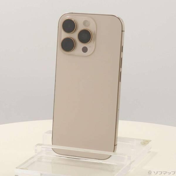 〔中古〕Apple(アップル) iPhone16 Pro 128GB デザートチタニウム MYMX3J／A SIMフリー〔377-ud〕 | 