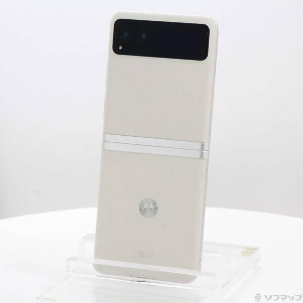 【新品未開封】motorola razr 40 256GB バニラクリーム 中古〕Motorola(モトローラ) 〔展示品〕 motorola razr 40 256GB