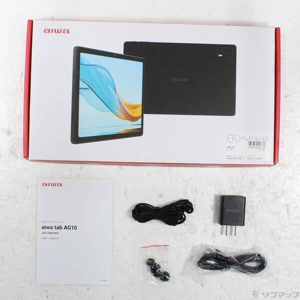 〔中古〕aiwa(アイワ) 〔展示品〕 aiwa tab AG10 128GB ブラック JA3-TBA1003 Wi-Fi〔276-ud〕 |  | 04