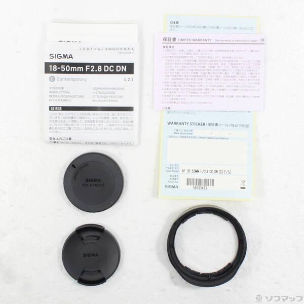 〔中古〕SIGMA(シグマ) 〔展示品〕 SIGMA 18-50mm F2.8 DC DN Contemporary ソニーE用〔297-ud〕 |  | 04