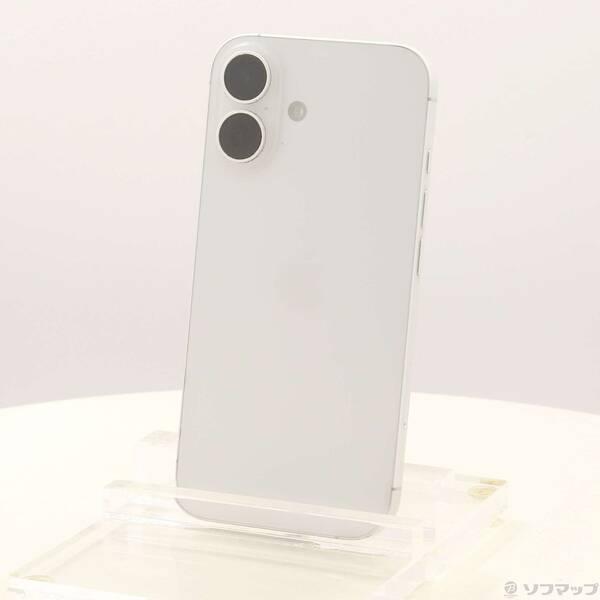 〔中古〕Apple(アップル) iPhone16 128GB ホワイト MYDR3J／A SIMフリー〔262-ud〕 | 