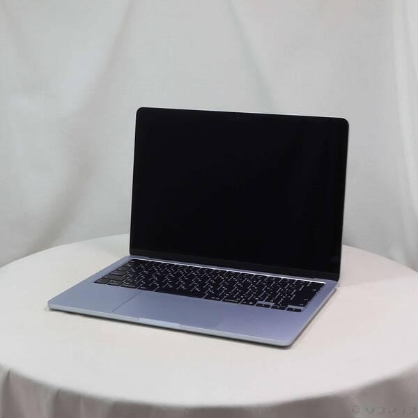 〔中古〕Apple(アップル) MacBook Air 13.6-inch Early-2026 MDHJ4J／A Apple M5 10コアCPU_10コアGPU 16GB SSD1TB スカイブルー 〔26.3 Tahoe〕〔258-ud〕 | 