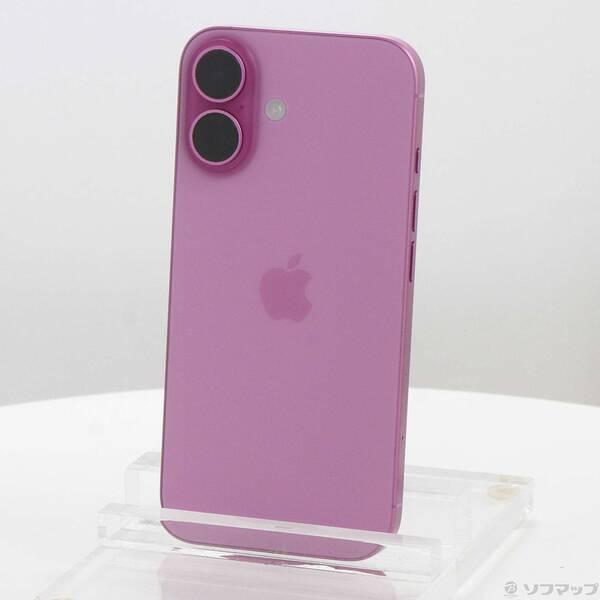 〔中古〕Apple(アップル) iPhone16 128GB ピンク MYDT3J／A SIMフリー〔305-ud〕 | 