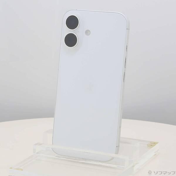 〔中古〕Apple(アップル) iPhone16 128GB ホワイト MYDR3J／A SIMフリー〔269-ud〕 | 