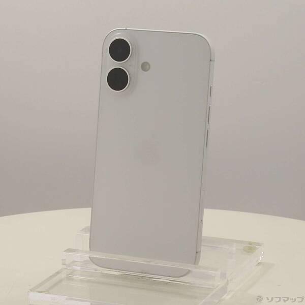 〔中古〕Apple(アップル) iPhone16 128GB ホワイト MYDR3J／A SIMフリー〔305-ud〕 | 