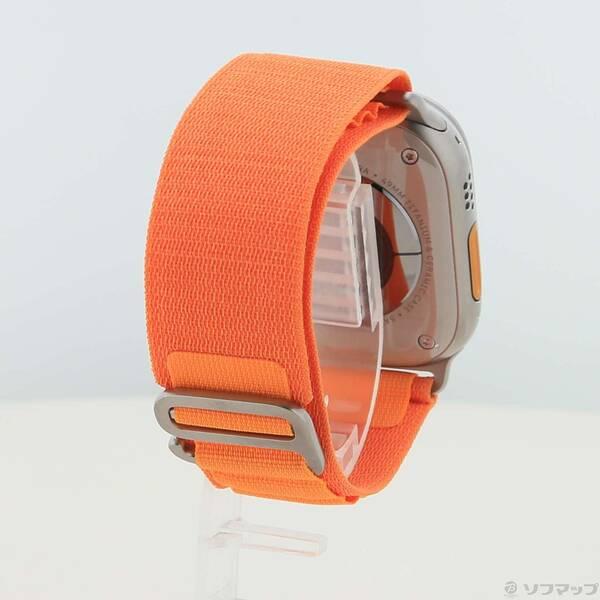 〔中古〕Apple(アップル) Apple Watch Ultra GPS + Cellular 49mm チタニウムケース オレンジアルパインループ〔344-ud〕 |  | 02