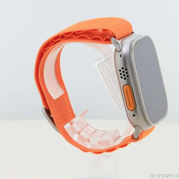 〔中古〕Apple(アップル) Apple Watch Ultra GPS + Cellular 49mm チタニウムケース オレンジアルパインループ〔344-ud〕 |  | 03