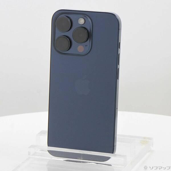 〔中古〕Apple(アップル) iPhone15 Pro 256GB ブルーチタニウム MTUG3J／A SIMフリー〔377-ud〕 | 