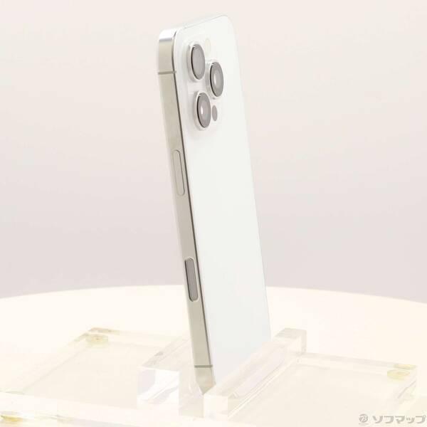 〔中古〕Apple(アップル) iPhone16 Pro 256GB ホワイトチタニウム MYN13J／A SIMフリー〔305-ud〕 |  | 03