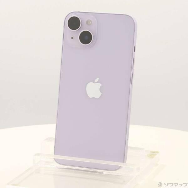 〔中古〕Apple(アップル) iPhone14 128GB パープル MPUY3J／A SIMフリー〔344-ud〕 | 