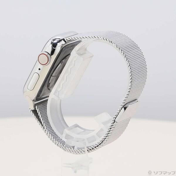 〔中古〕Apple(アップル) Apple Watch Series 8 GPS + Cellular 41mm シルバーステンレススチールケース シルバーミラネーゼループ〔344-ud〕 |  | 01