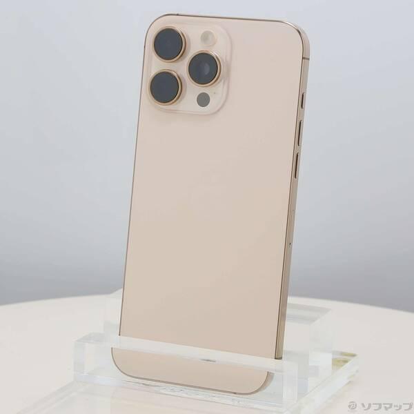 〔中古〕Apple(アップル) iPhone16 Pro Max 256GB デザートチタニウム MYWJ3J／A SIMフリー〔377-ud〕 | 