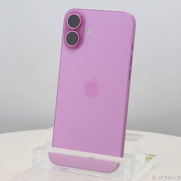 〔中古〕Apple(アップル) iPhone16 Plus 128GB ピンク MXVD3J／A SIMフリー〔377-ud〕 | 