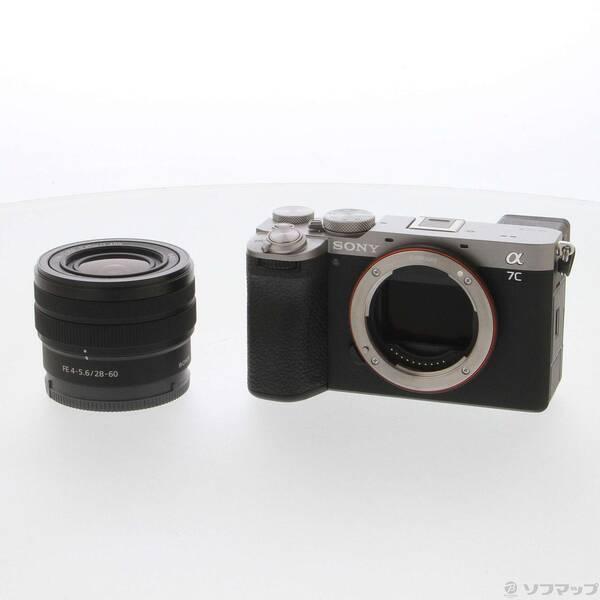 〔中古〕SONY(ソニー) α7C II ズームレンズキット シルバー ILCE-7CM2L S〔368-ud〕 | 