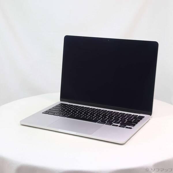 〔中古〕Apple(アップル) MacBook Air 13.6-inch Mid-2022 MLXY3J／A Apple M2 8コアCPU_8コアGPU 16GB SSD256GB シルバー 〔26.3 Tahoe〕〔269-ud〕 | 