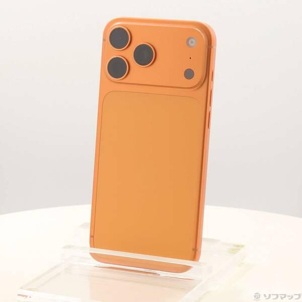 〔中古〕Apple(アップル) iPhone17 Pro Max 1TB コズミックオレンジ MFYG4J／A SIMフリー〔258-ud〕 | 