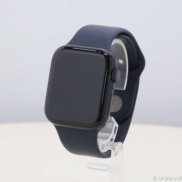 〔中古〕Apple(アップル) Apple Watch SE 第2世代 GPS 44mm ミッドナイトアルミニウムケース ミッドナイトスポーツバンド〔262-ud〕 | 