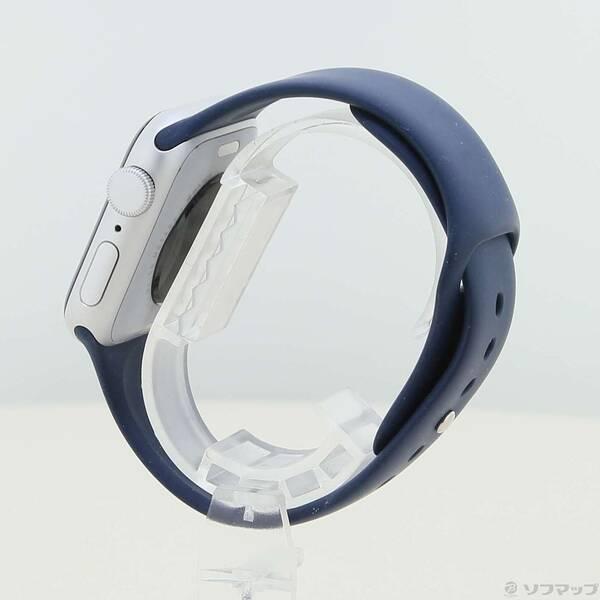〔中古〕Apple(アップル) Apple Watch SE 第2世代 GPS 40mm シルバーアルミニウムケース ストームブルースポーツバンド〔262-ud〕 |  | 01