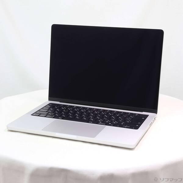 〔中古〕Apple(アップル) MacBook Pro 14.2-inch Late-2021 MKGR3J／A Apple M1 Pro 8コアCPU_14コアGPU 16GB SSD512GB シルバー 〔26.3 Tahoe〕〔262-ud〕 | 
