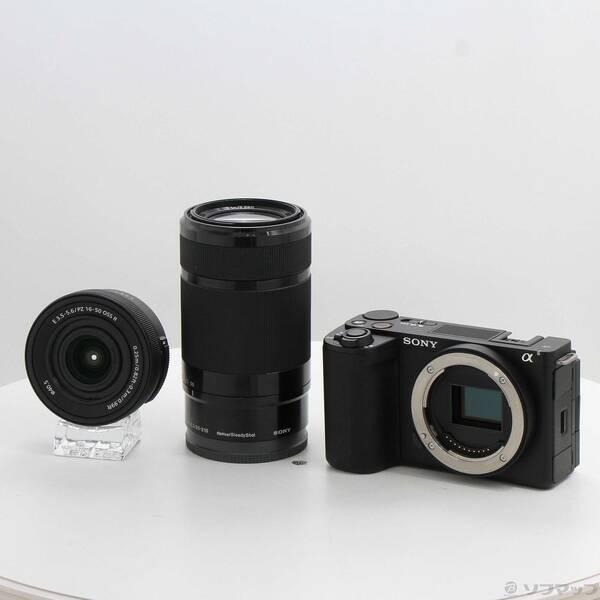 〔中古〕SONY(ソニー) VLOGCAM ZV-E10 II ダブルズームレンズキット ブラック ZV-E10M2X B〔269-ud〕 | 